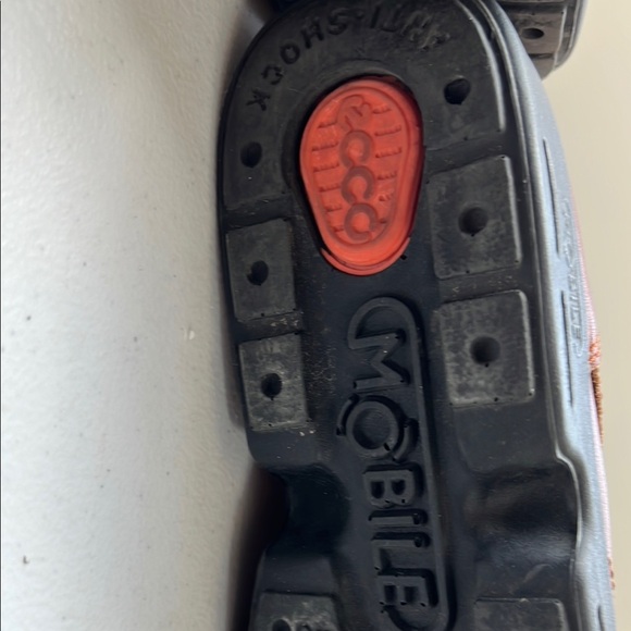 Ecco Brown Leather lace up walking shoe Mobile - Picture 7 of 8